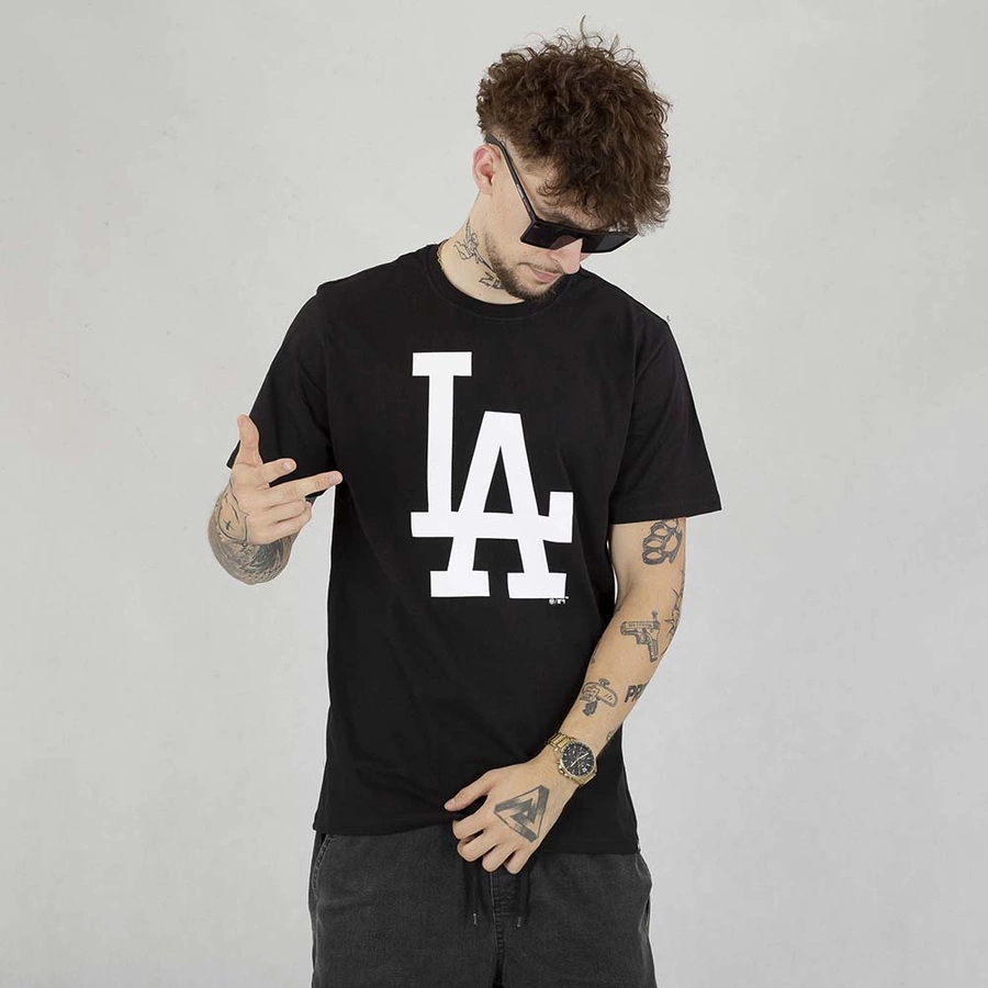 T-shirt 47 Brand Los Angeles Dodgers 557554 czarny