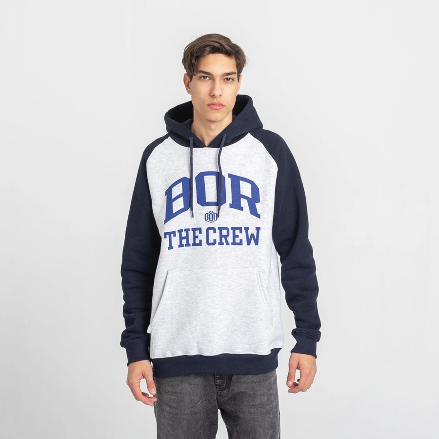 Bluza B.O.R. Biuro Ochrony Rapu The Crew szaro granatowa