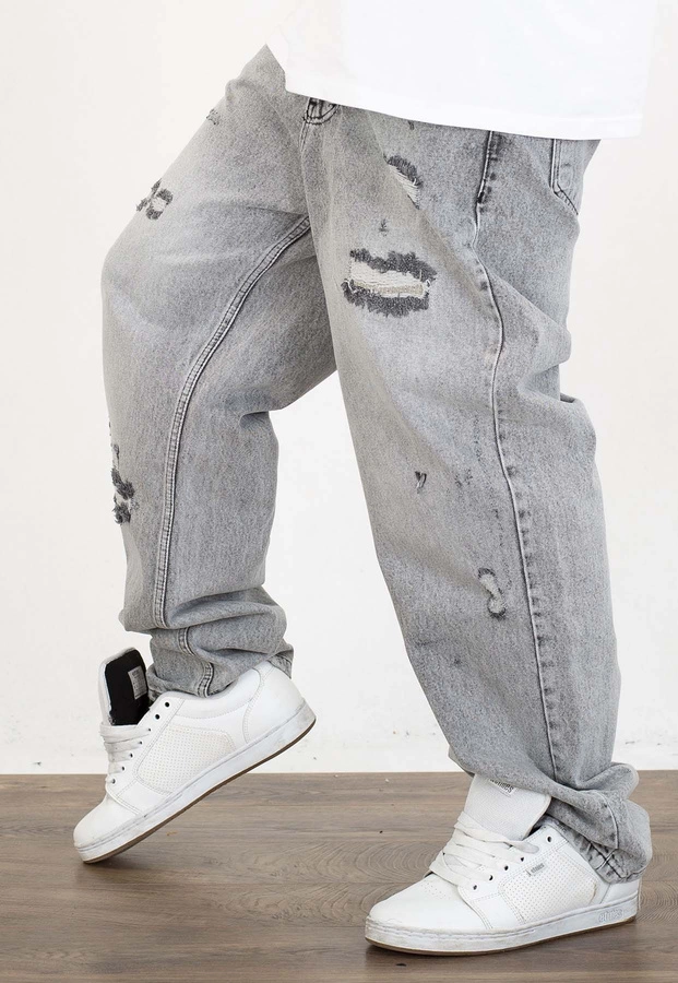 Spodnie I8 Denim BAG79 Baggy grey