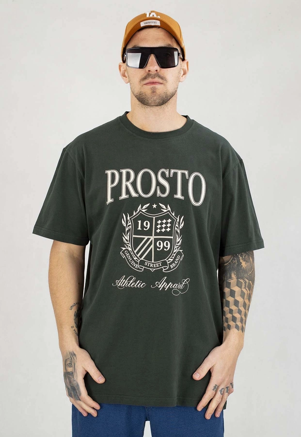 T-shirt Prosto Hexer ciemno zielony