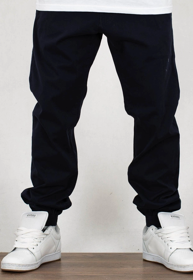 Spodnie Prosto Chino Jogger Call granatowe