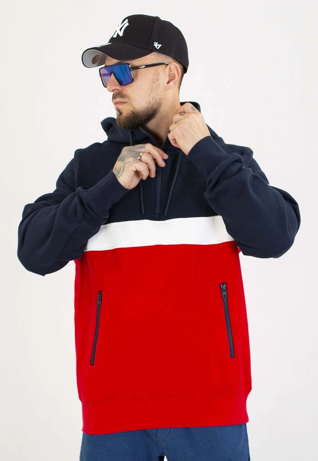 Bluza Pit Bull Z Kapturem Gibson navy red