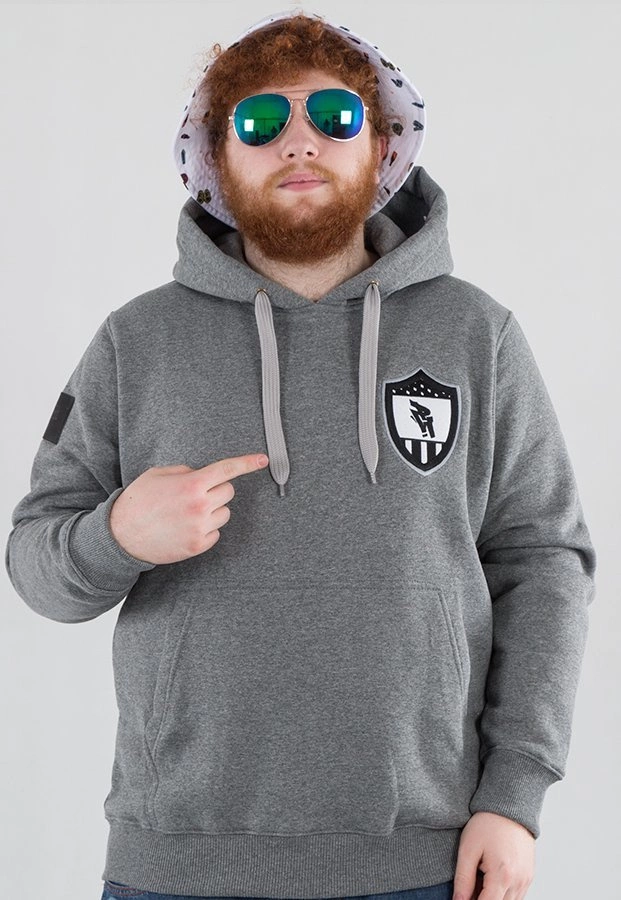 Bluza Polska Wersja PW Godło ciemno szara