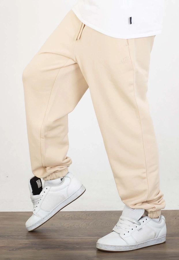 Dresy Jigga Wear Baggy Logo Drawcord beżowe