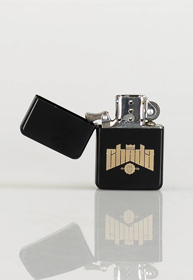 Zapalniczka Chada Kastet Logo Alu czarna