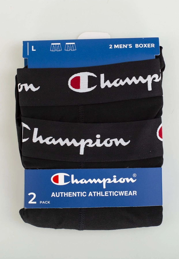 Bokserki Champion 2Pack U20001 czarne czarne