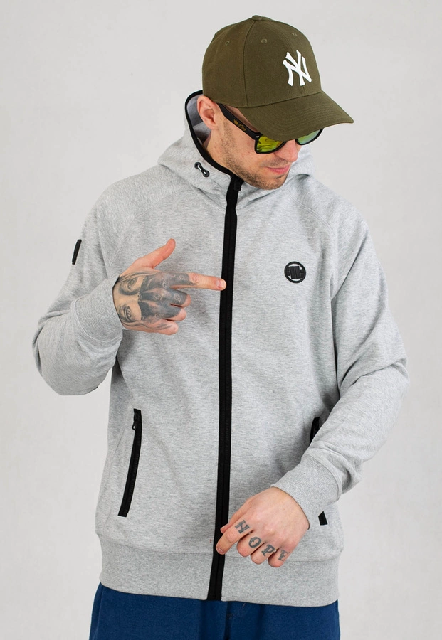 Bluza Pit Bull Zip Harris Hilltop szara