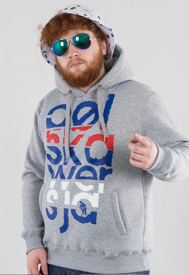 Bluza Polska Wersja PW Cut szara