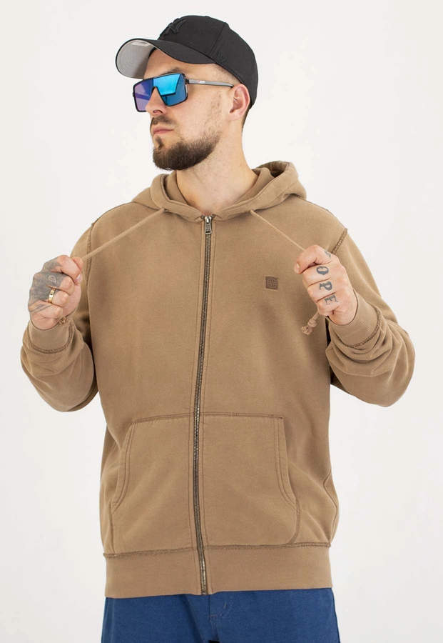 Bluza Pit Bull Z Kapturem ZIP Hackett coyote brown