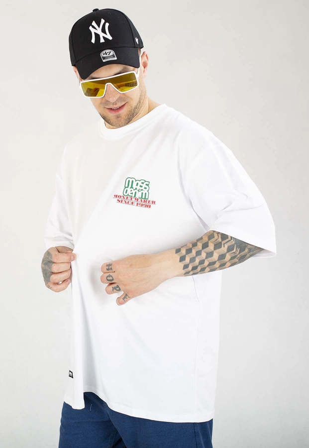 T-shirt Mass Casino biały