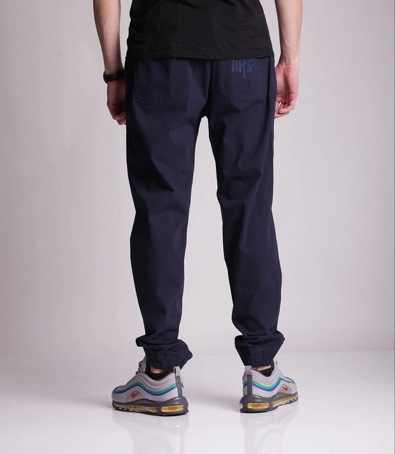 Mass SIGNATURE Jogger Pants Granatowy