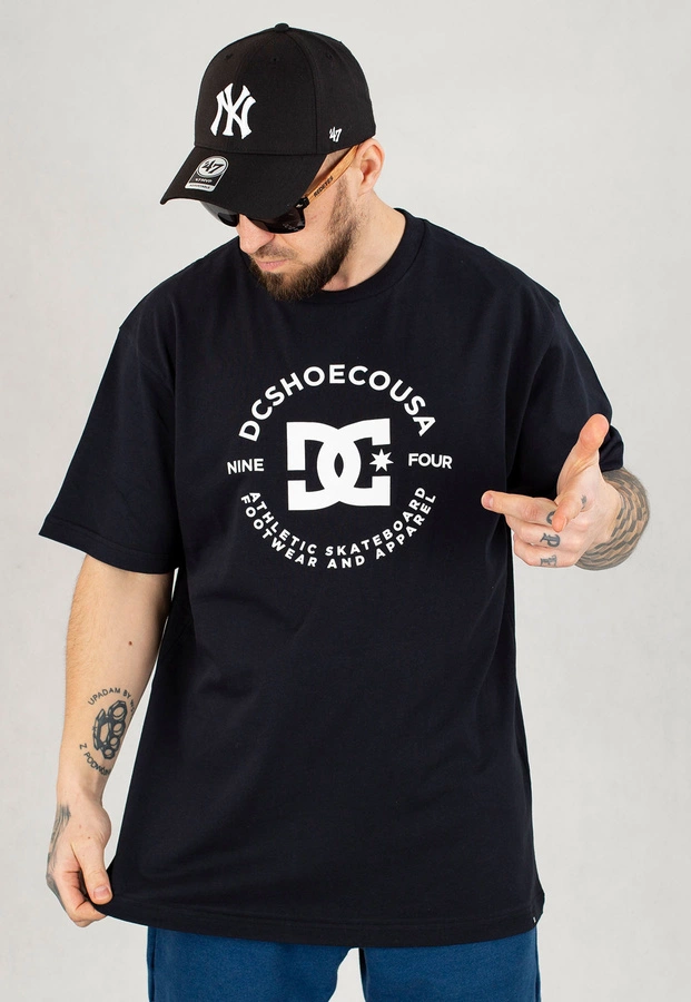 T-Shirt DC Shoes Star Pilot ADYZT05376-KVJO granatowy