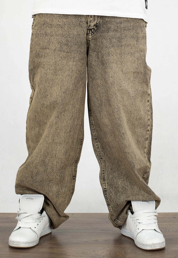 Spodnie I8 Denim BAG76 Baggy black brown