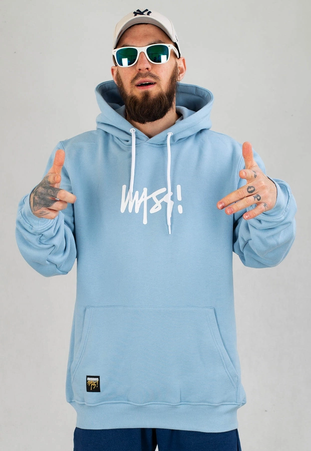 Bluza Mass Hoodie Signature Anniversary błękitna