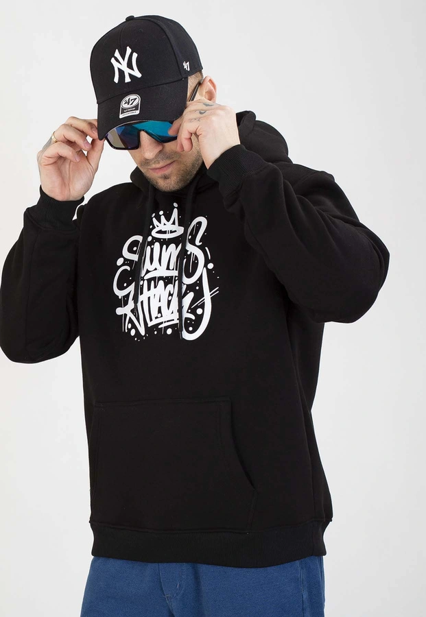 Bluza RPS Rychu Peja Solufka Z Kapturem Korona czarna