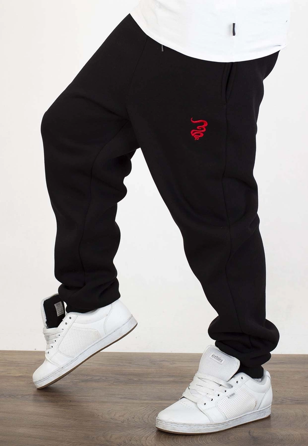 Dresy Grube Lolo Dymek Haft czarno czerwone