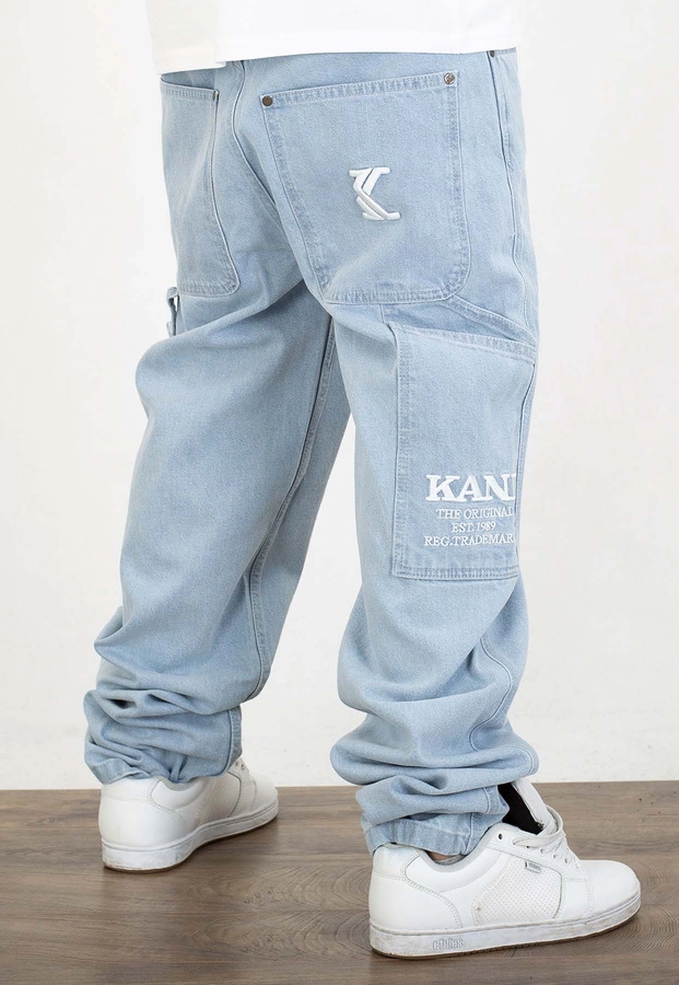 Spodnie Karl Kani Reto Baggy Workwear Denim 6000501 bleached blue