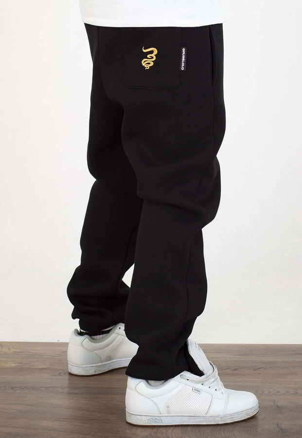 Dresy Grube Lolo Dymek Haft Back czarno złote