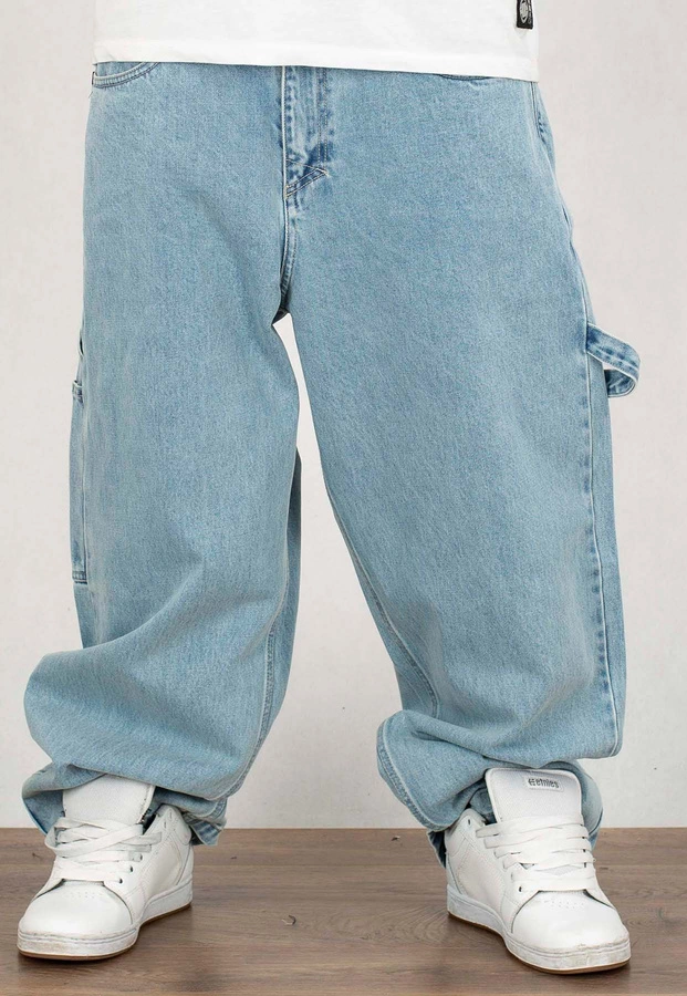 Spodnie Mass Jeans Extra Baggy Fit Elementary light blue