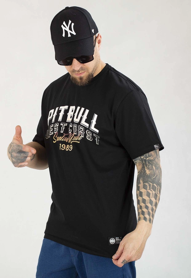 T-shirt Pit Bull Santa Muerte 190 black