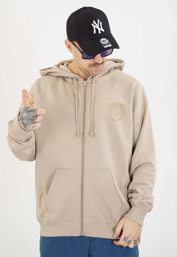 Bluza Prosto Z kapturem Shield beige