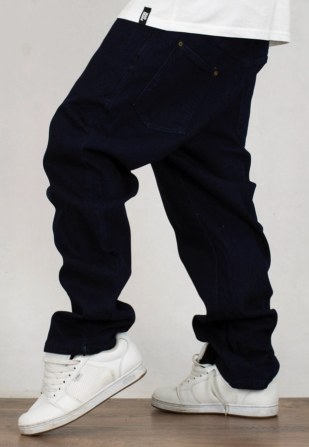 Spodnie Prosto Baggy Oyeah navy jeans