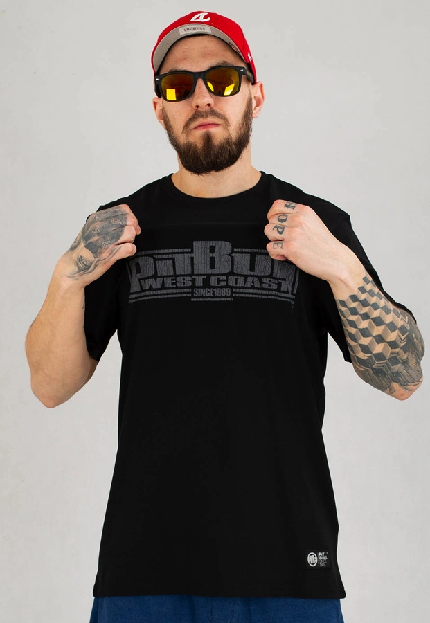 T-shirt Pit Bull Middle Weight Boxing FD czarny