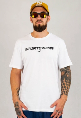 T-shirt 4F Regular M0950 biały