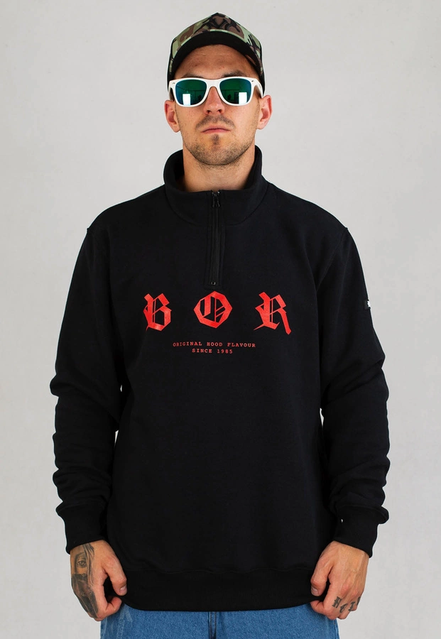 Bluza B.O.R. Biuro Ochrony Rapu Stójka Doberman czarna