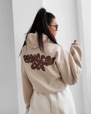 Bluza Olavoga Z Kapturem Frost Layer beżowa