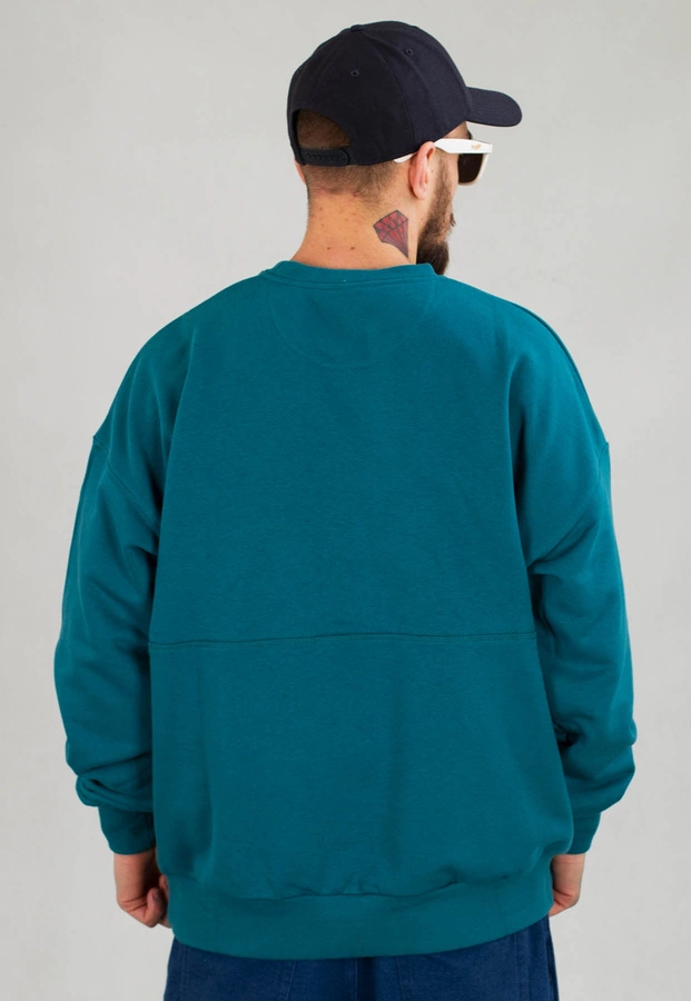 Bluza Prosto Crewneck Redner turkusowa