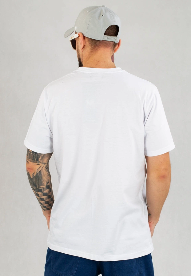 T-shirt Ganja Mafia Podpis Big biały