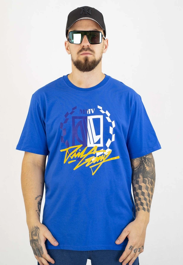 T-shirt Diil Laur Gang chabrowo pomarańczowy