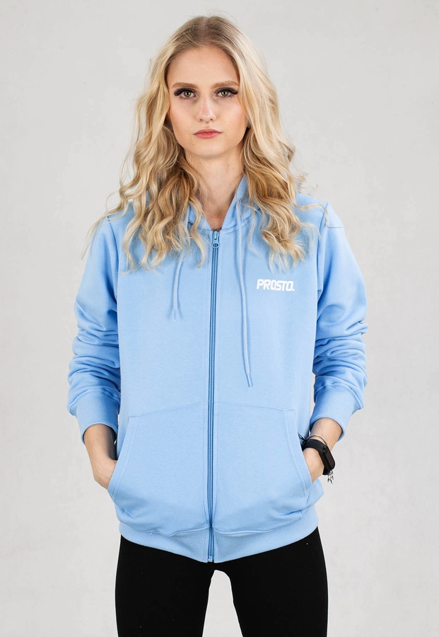 Bluza Prosto ZIP Ziplo niebieska