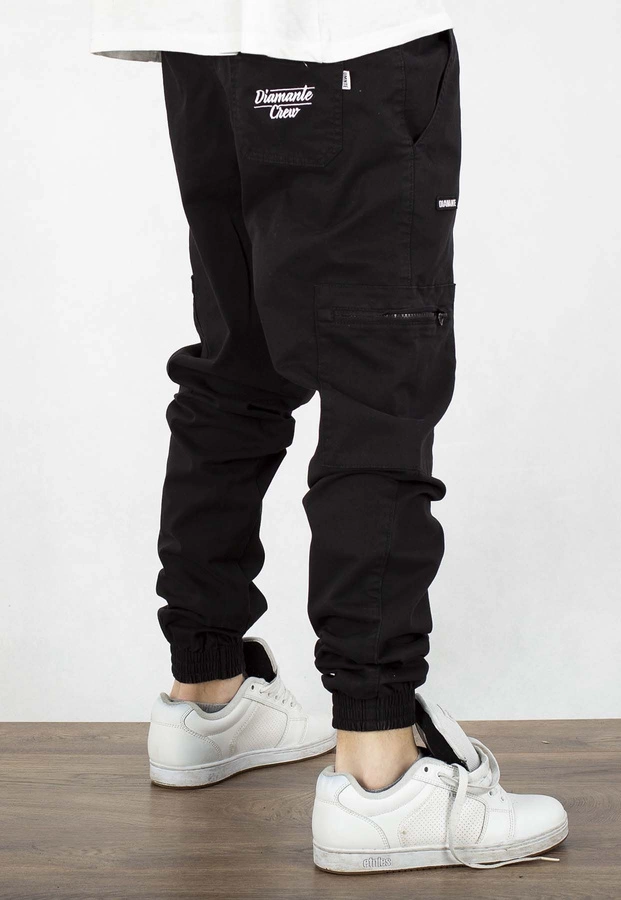 Spodnie Diamante Wear Jogger Unisex Crew Cargo czarne