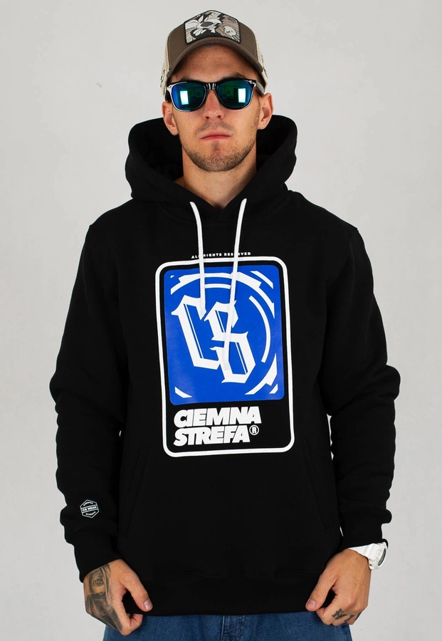 Bluza Ciemna Strefa CS Block czarno niebieska