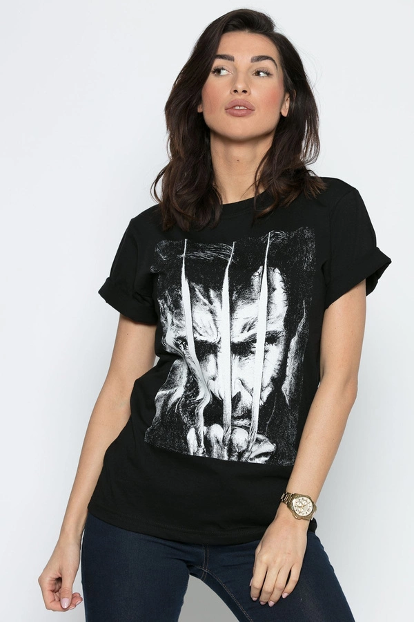T-shirt Diamante Wear Logan Unisex czarny