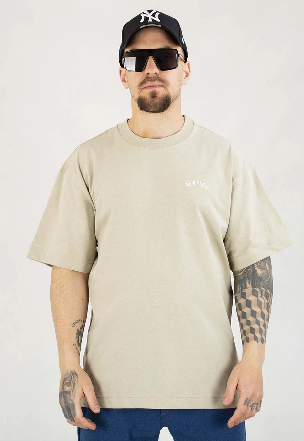 T-shirt 47 Brand MLB New York Yankees Sandstone Postered piaskowy