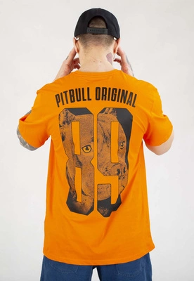 T-shirt Pit Bull Eighty Nine Dog orange