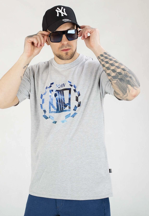T-shirt Diil Laur High szaro niebieski