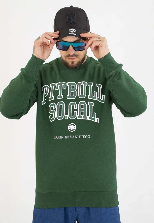 Bluza Pit Bull Bez Kaptura So Cal hunter green