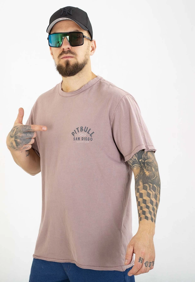T-shirt Pit Bull Pacific 190 dusty burgundy