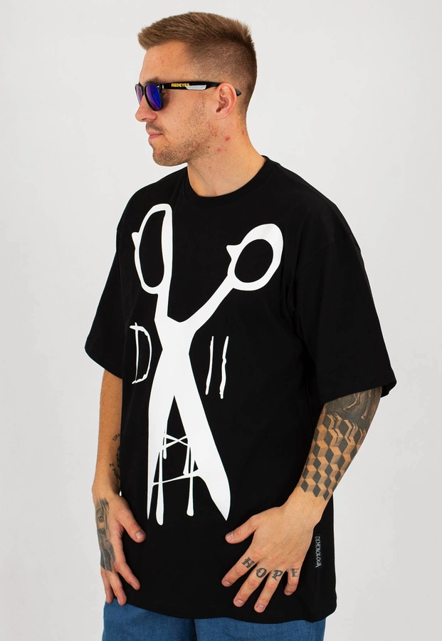 T-shirt Demonologia Nożyczki biały