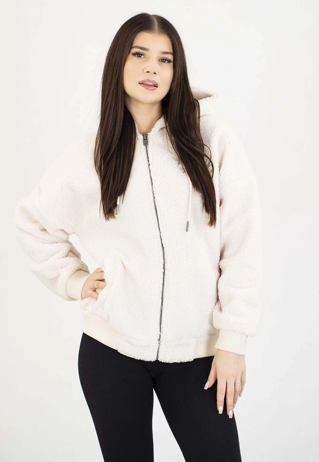 Bluza Pit Bull Z Kapturem ZIP Daisy light beige