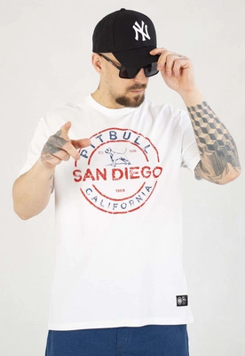 T-shirt Pit Bull San Diego INS. 170 white