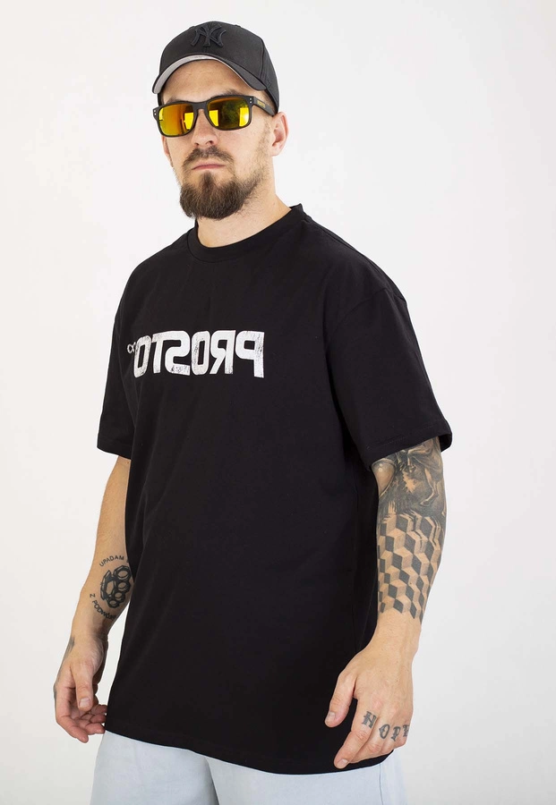 T-shirt Prosto Oversize Reverse czarny