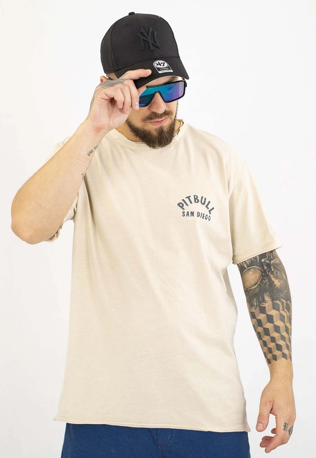 T-shirt Pit Bull Pacific 190 ultra light sand
