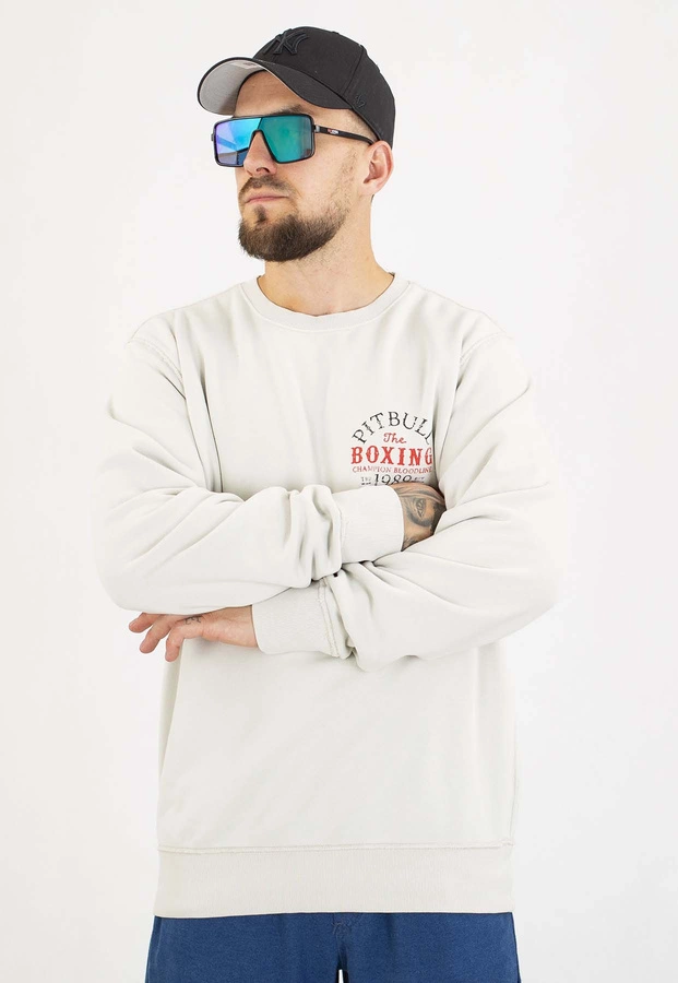 Bluza Pit Bull Bez Kaptura Champion Bloodline white stone