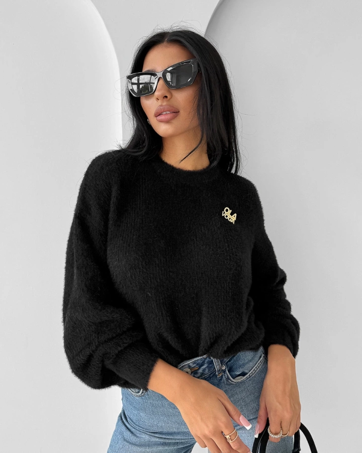 Bluza Olavoga Bez Kaptura Auramisu czarna