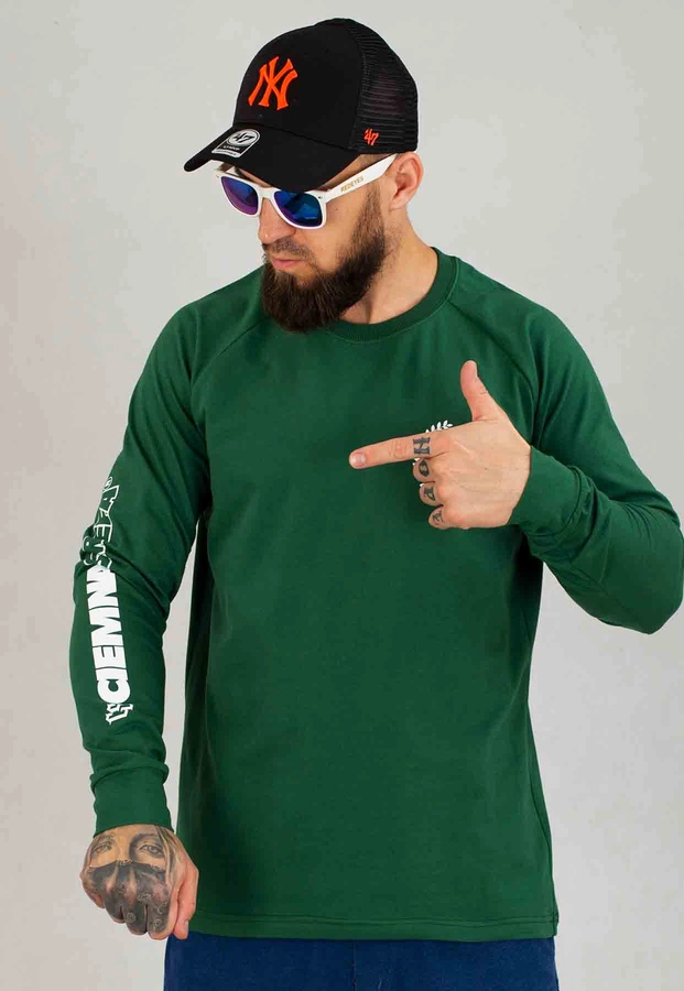 Longsleeve Ciemna Strefa CS Mały Laur zielony